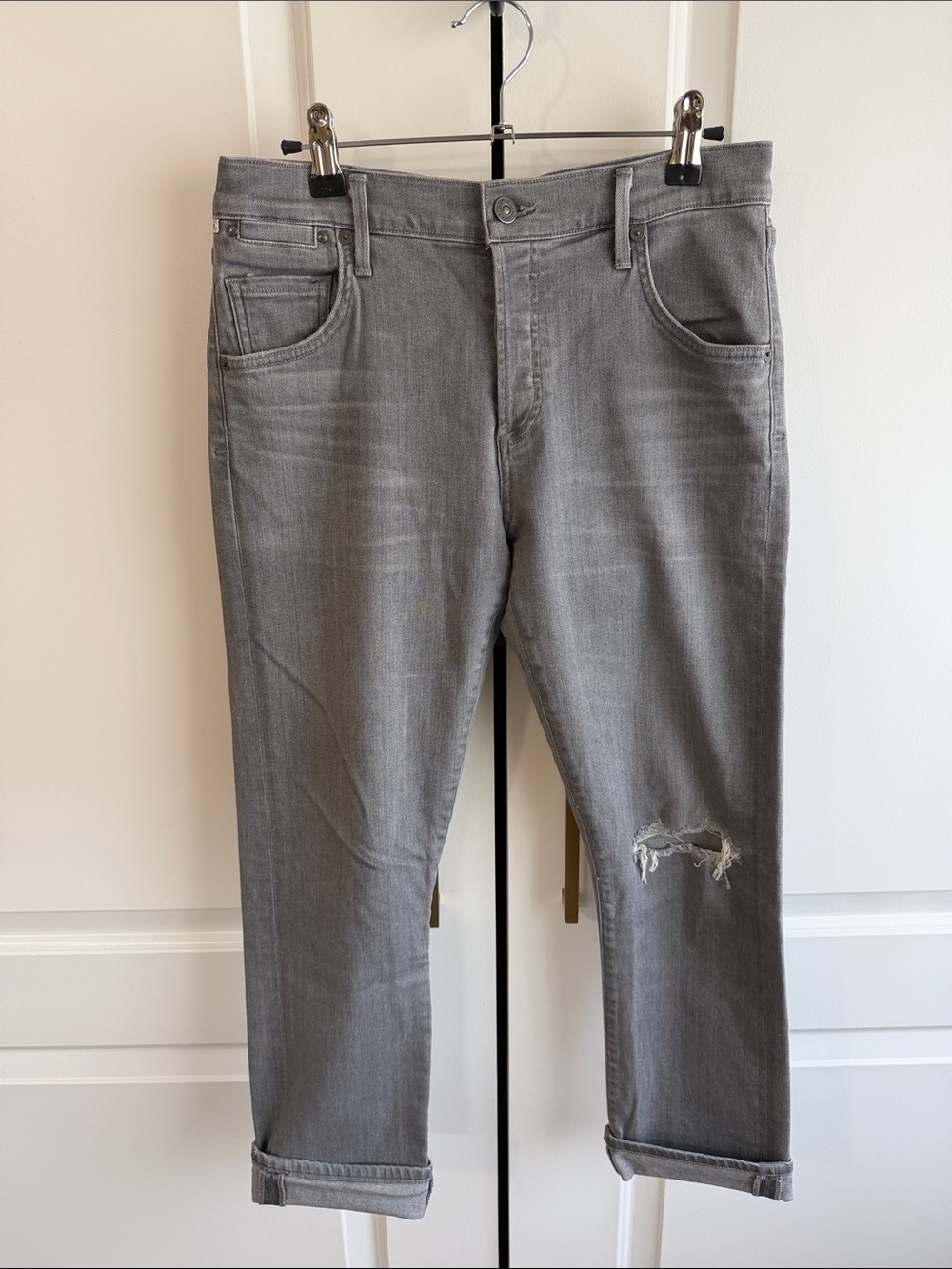 Citizens Of Humanity Emerson Gray Slim Boyfriend Premium Vintage Denim Size 27